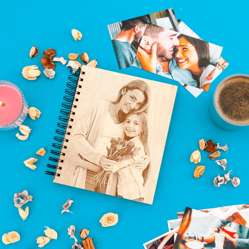 Fotoğraf Kazımalı Ahşap Albüm