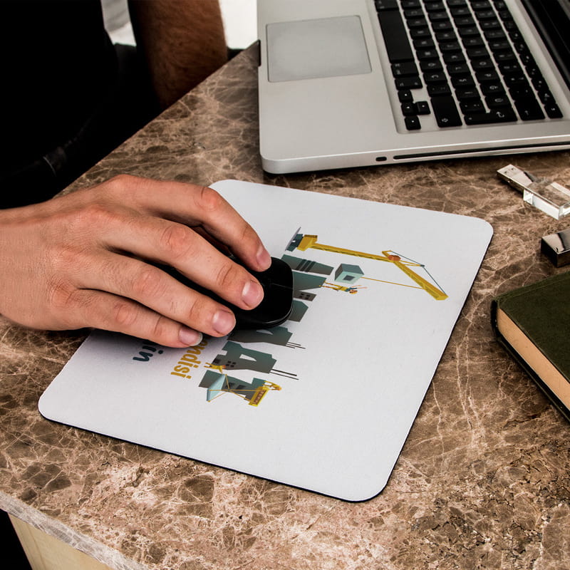 İnşaat Mühendislerine Hediye Kişiye Özel Mousepad