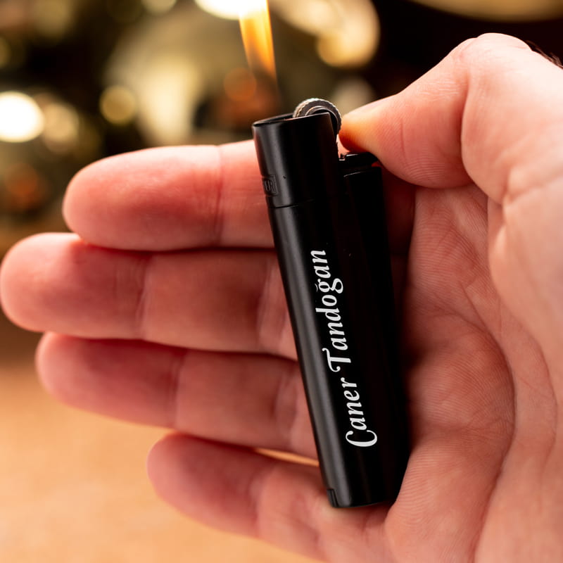 Kişiye Özel Tasarımlı Clipper Metal Çakmak