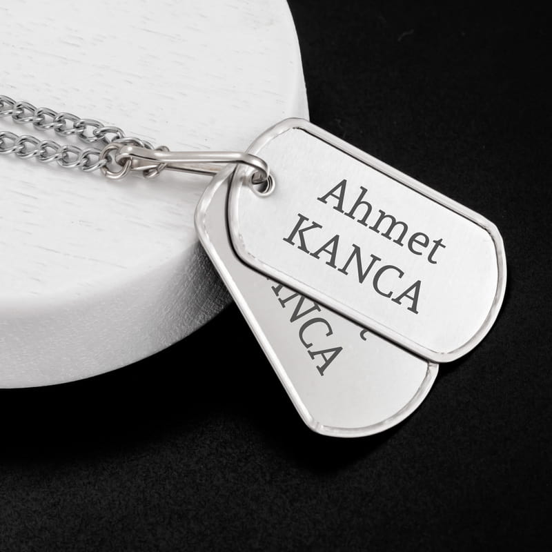 İsme Özel Asker Künyesi