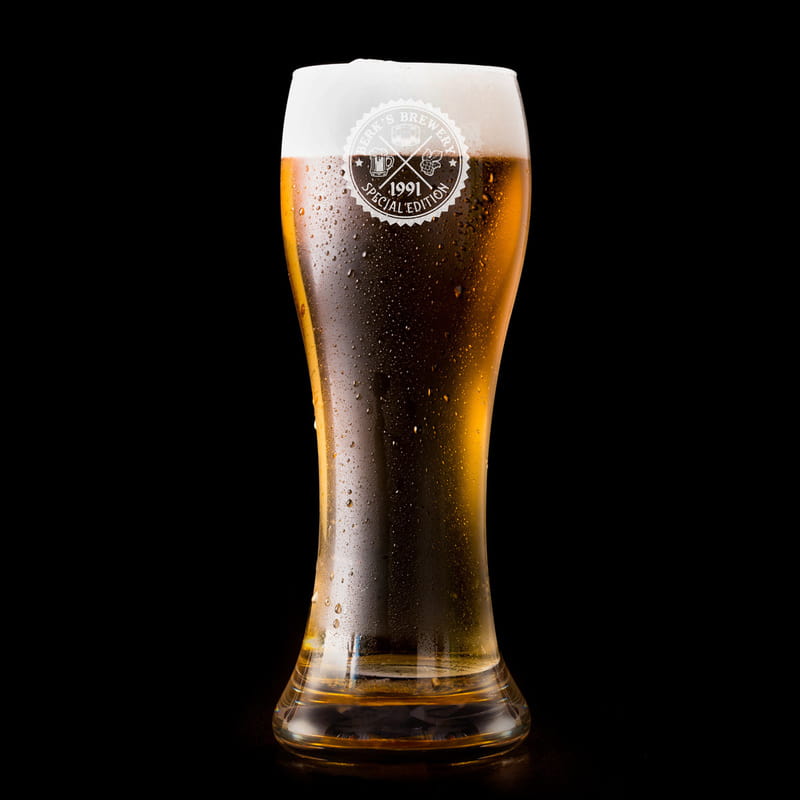 İsme Özel Retro Tasarımlı Berlin Bira Bardağı