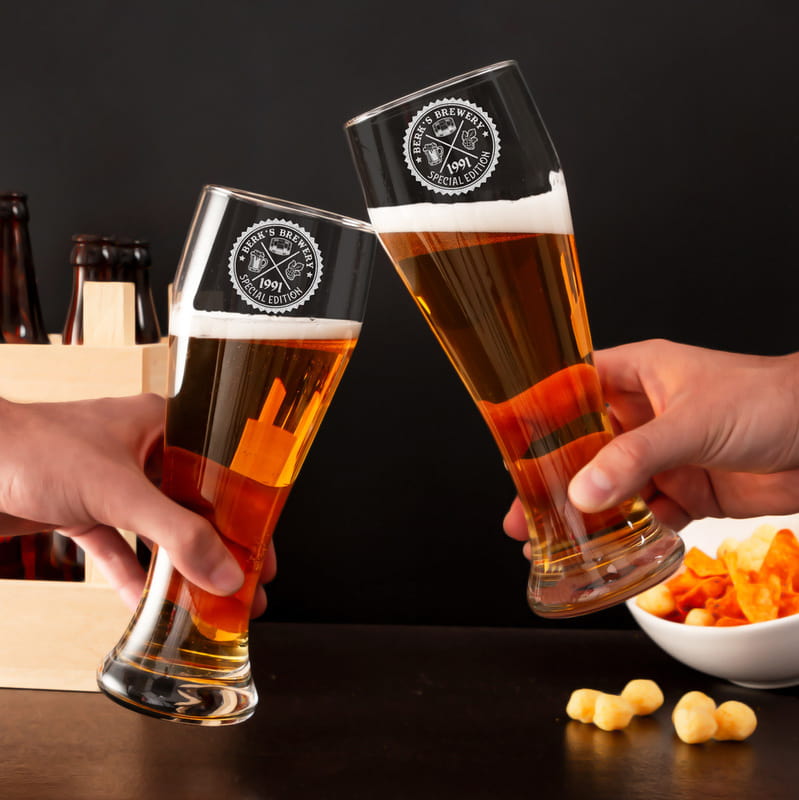 İsme Özel Retro Tasarımlı Berlin Bira Bardağı