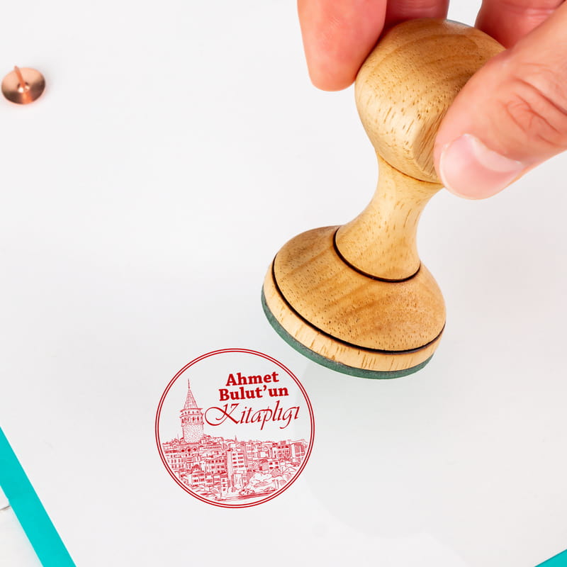 İstanbul Tutkunlarına Galata Kulesi Tasarımlı Kitap Kaşe Seti