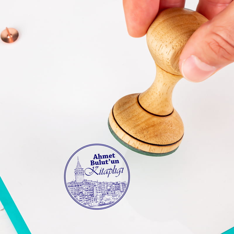 İstanbul Tutkunlarına Galata Kulesi Tasarımlı Kitap Kaşe Seti