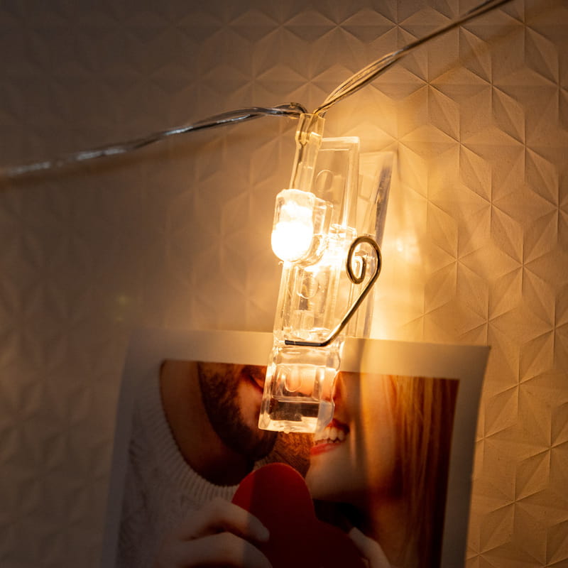 Kişiye Özel Dekoratif Led Fotoğraf Mandalı