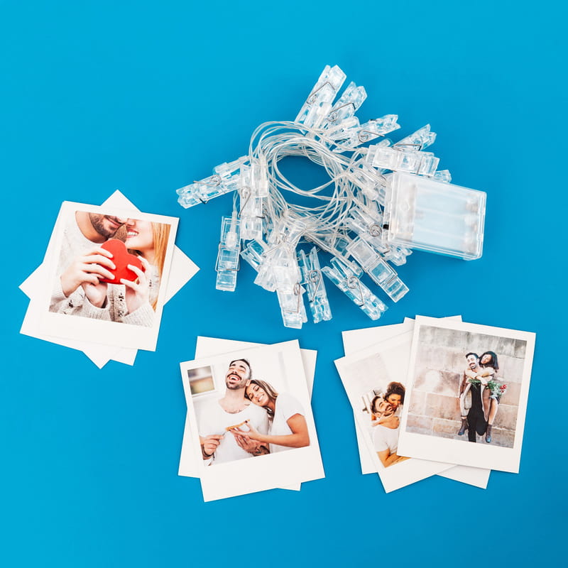 Kişiye Özel Dekoratif Led Fotoğraf Mandalı