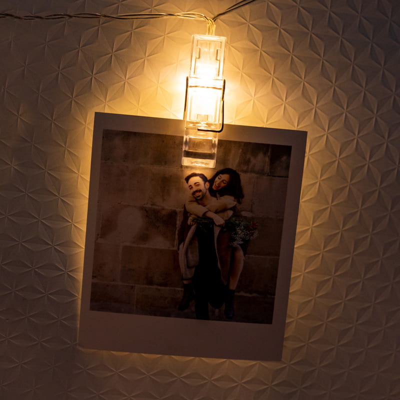 Kişiye Özel Dekoratif Led Fotoğraf Mandalı