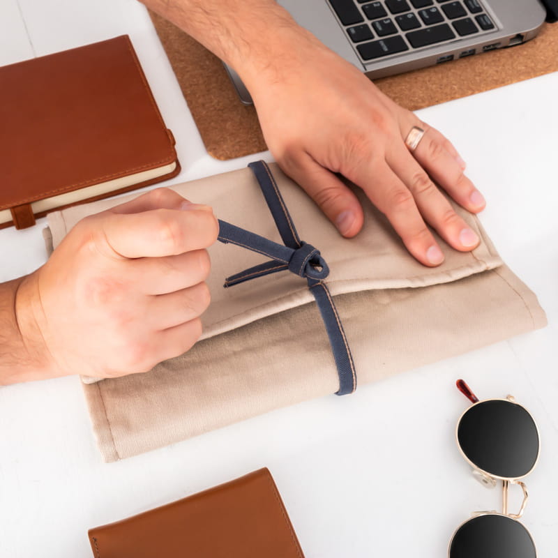 Kişiye Özel Nakış İşlemeli Kumaş Organizer