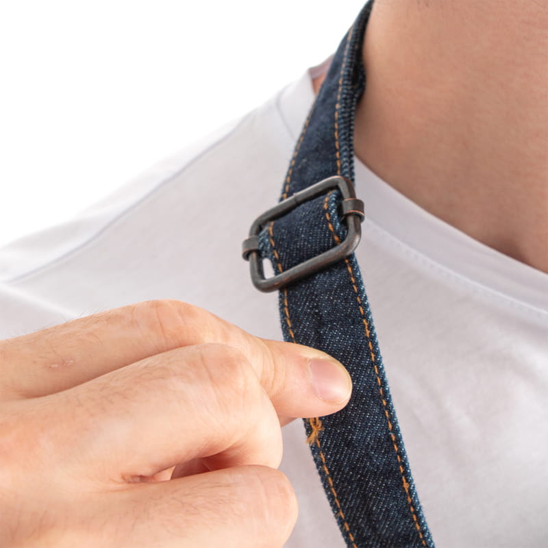 Lovely Chef Mesajlı İsme Özel Kot Aşçı Önlüğü