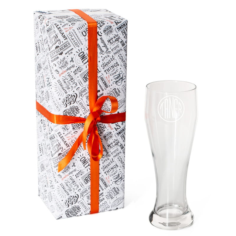 Monogram Tasarımlı Berlin Bira Bardağı