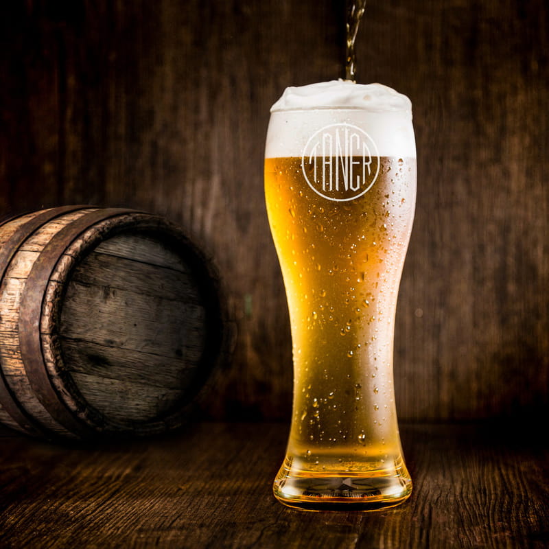 Monogram Tasarımlı Berlin Bira Bardağı