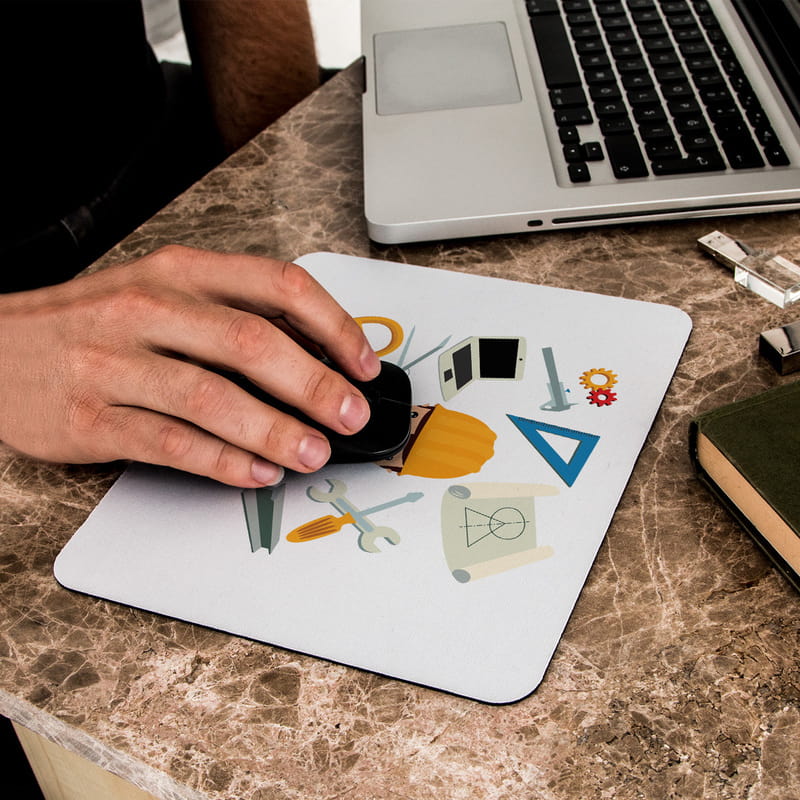 Mühendis Arkadaşa Hediye İsme Özel Mouse Pad