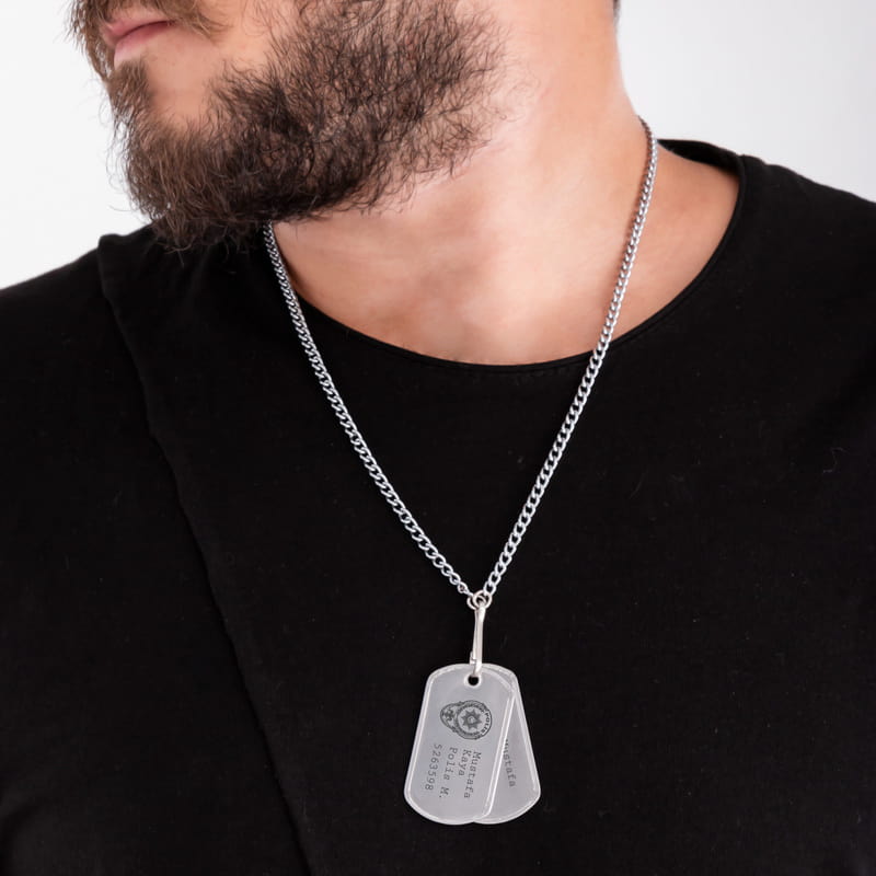 Polise Hediye İsimli Metal Künye