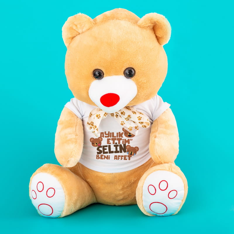 Sevgiliden Özür Dileme Hediyesi 55 cm Sevimli Ayıcık