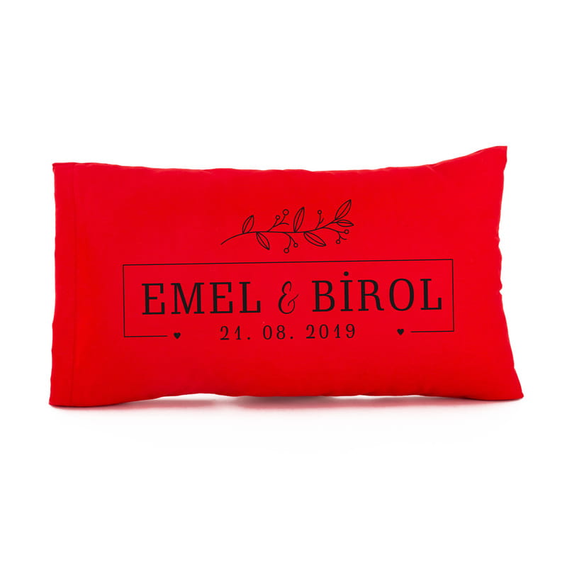 Sevgiliye Hediye İsim Yazılı Baskılı Yastık