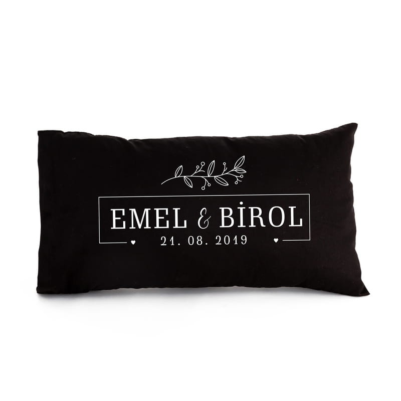 Sevgiliye Hediye İsim Yazılı Baskılı Yastık