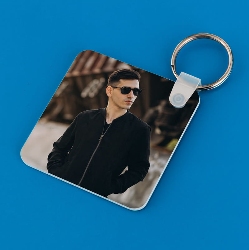 Siyah Beyaz İsimli Taraftar Anahtarlığı