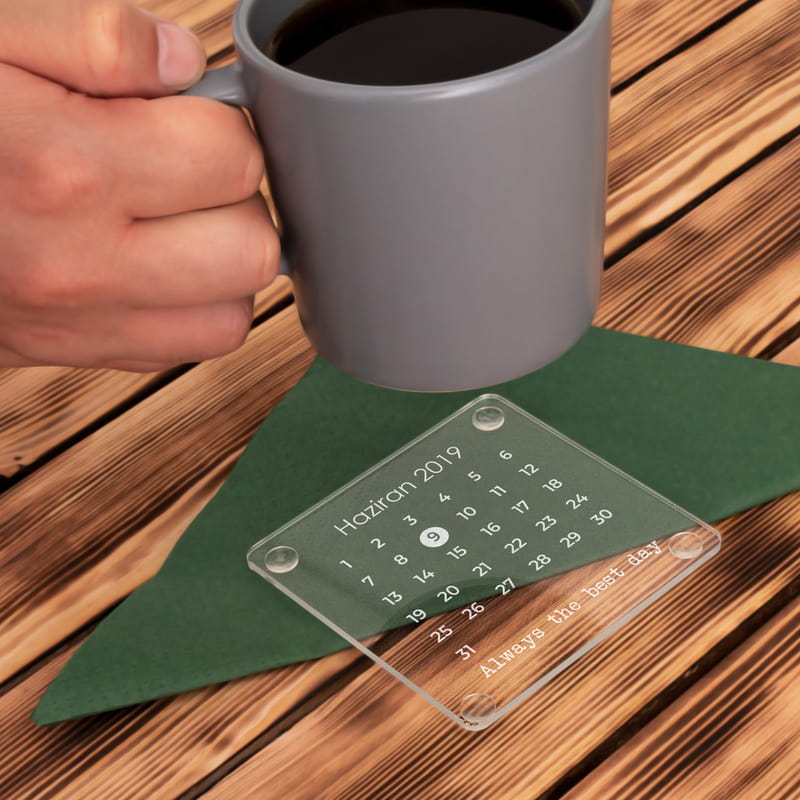 Unutulmaz Özel Günler İçin Hatıralık Bardak Altlığı