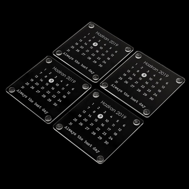 Unutulmaz Özel Günler İçin Hatıralık Bardak Altlığı