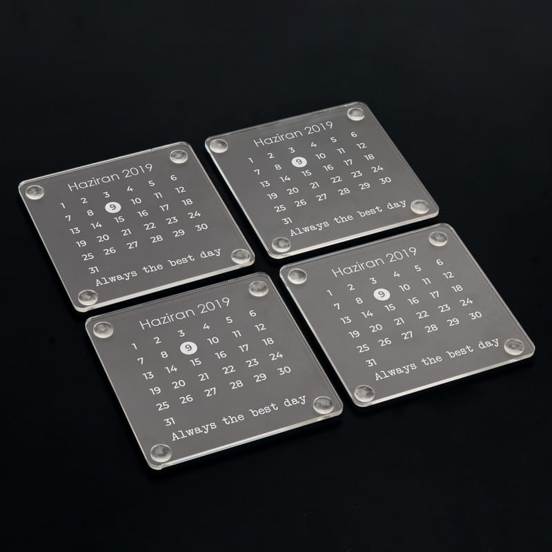 Unutulmaz Özel Günler İçin Hatıralık Bardak Altlığı