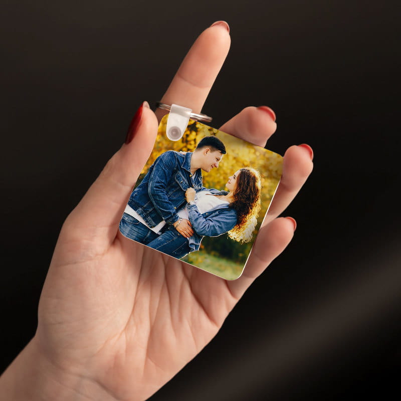 Yıldönümü Hediyesi Takvimli Baskılı Anahtarlık