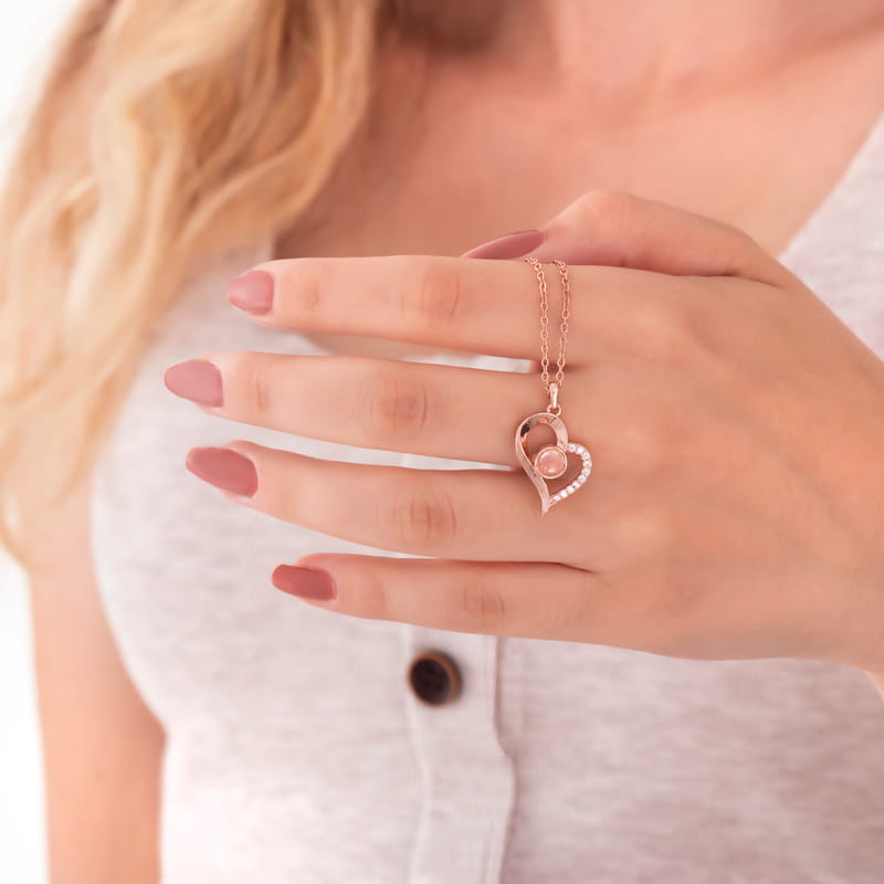 100 Dilde Seni Seviyorum Kolyesi - 925 Ayar Gümüş