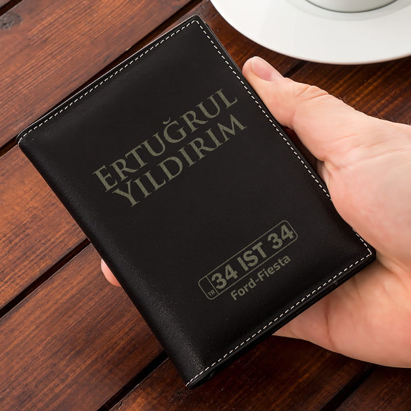 Arkadaşa Hediye Plaka Tasarımlı Kişiye Özel Ruhsatlık