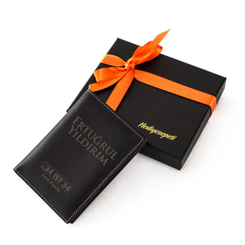 Arkadaşa Hediye Plaka Tasarımlı Kişiye Özel Ruhsatlık