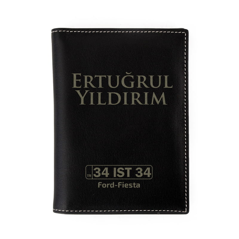 Arkadaşa Hediye Plaka Tasarımlı Kişiye Özel Ruhsatlık