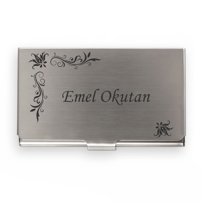 Kadına Hediye Metal Kartvizitlik