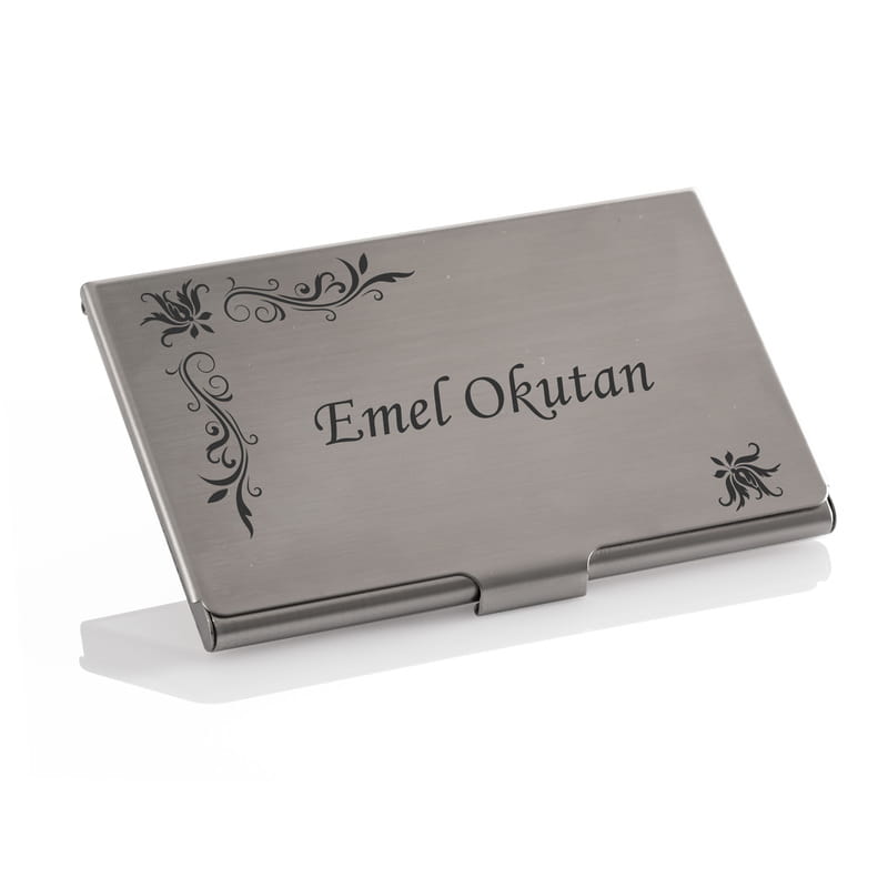 Kadına Hediye Metal Kartvizitlik