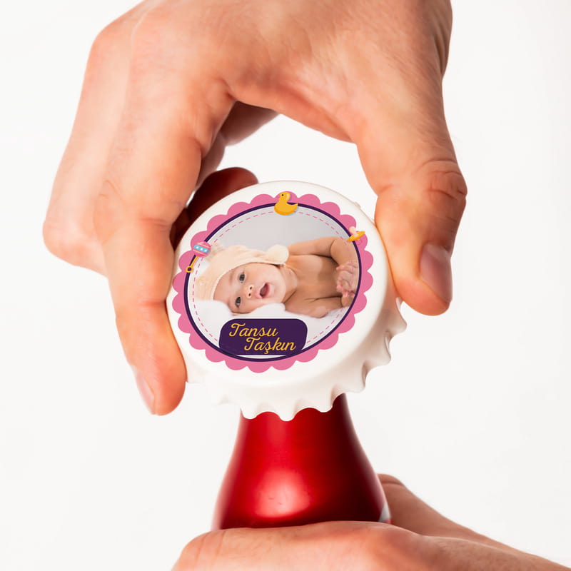 Bebek Mevlüt Hediyesi 24 Adet Fotoğraf Baskılı Magnet