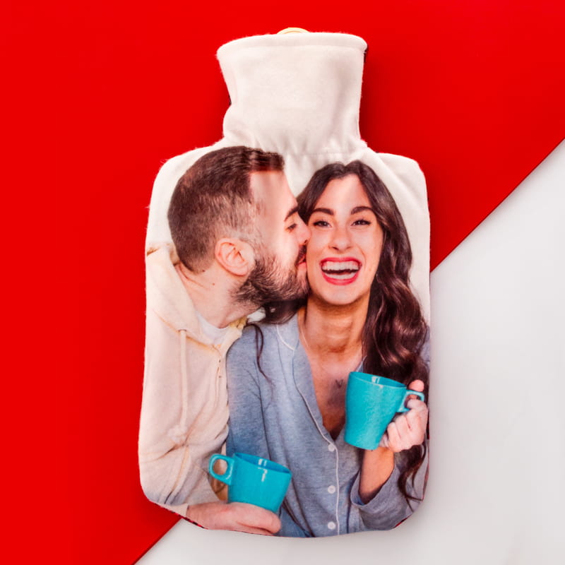 Çiftlere Özel Fotoğraf Baskılı Sıcak Su Torbası