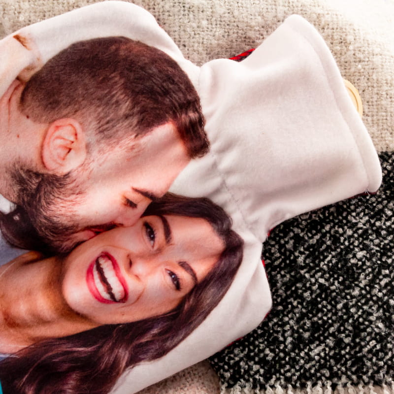 Çiftlere Özel Fotoğraf Baskılı Sıcak Su Torbası