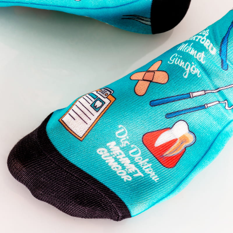 Diş Doktorlarına Hediye İsme Özel Çorap