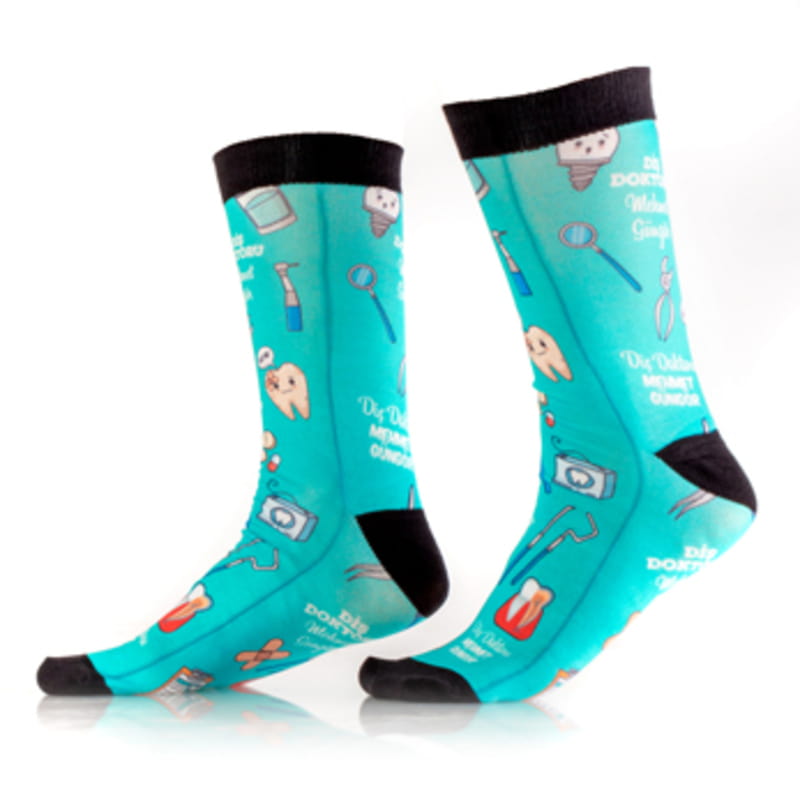 Diş Doktorlarına Hediye İsme Özel Çorap