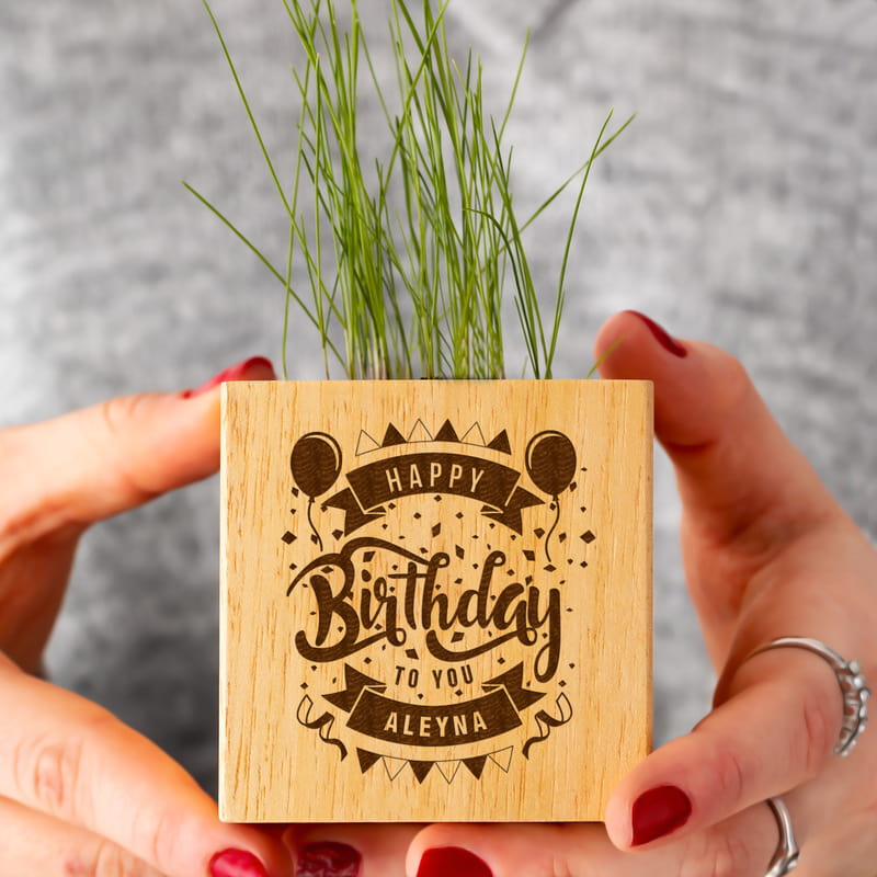 Doğum Günü Hediyesi Doğal Tohumlu Naturacube