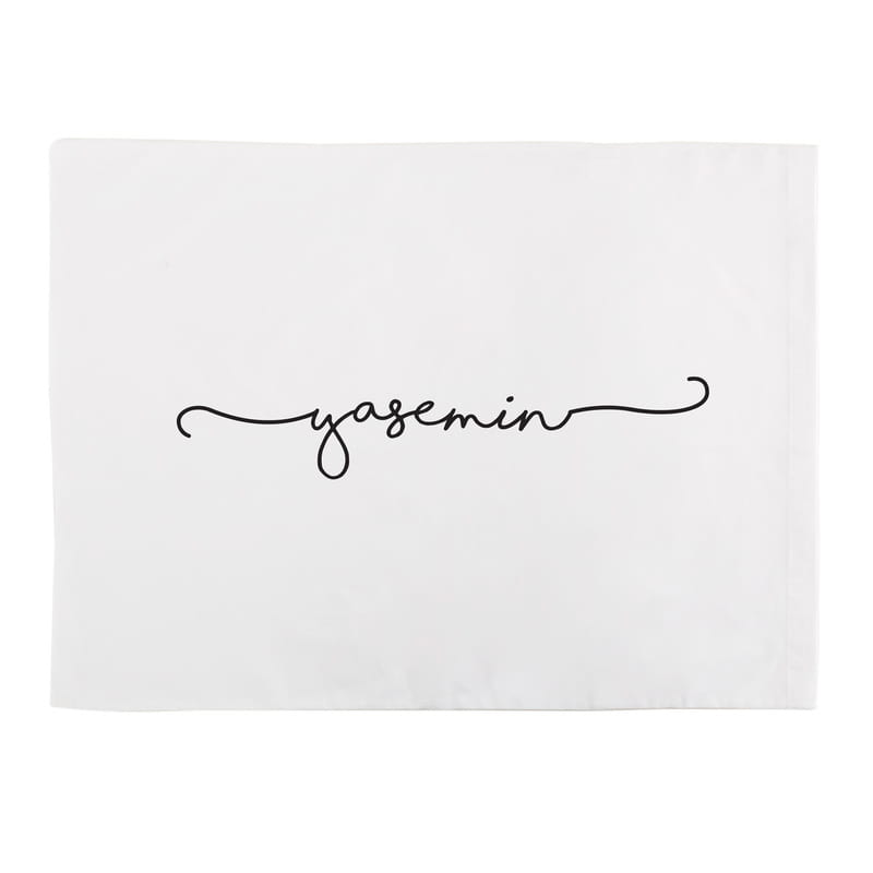 El Yazısı Tasarımlı 2li Yastık Kılıfı Seti