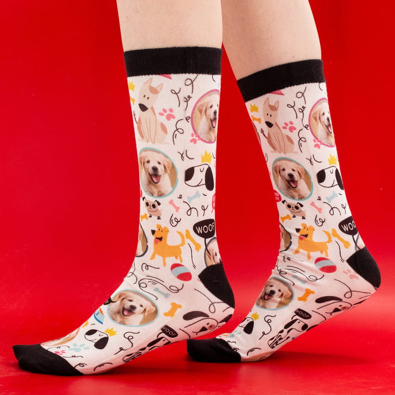 Hayvan Severlere Hediye Fotoğraf Baskılı Esprili Çorap