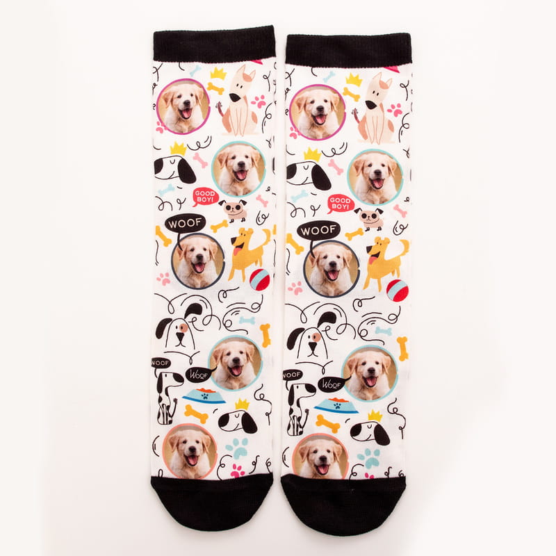 Hayvan Severlere Hediye Fotoğraf Baskılı Esprili Çorap