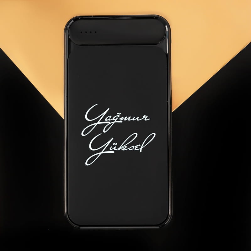 İmza Tasarımlı İsme Özel 10.000 mAh Powerbank