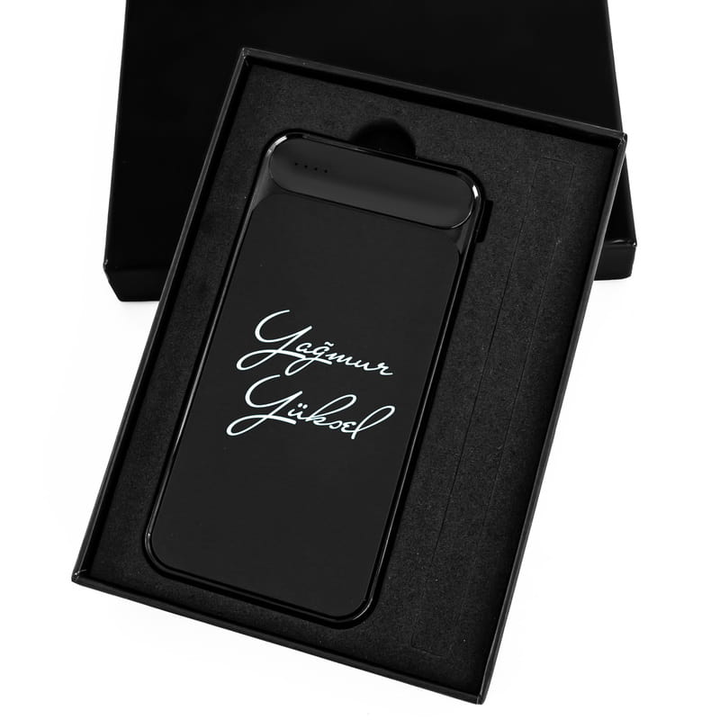 İmza Tasarımlı İsme Özel 10.000 mAh Powerbank