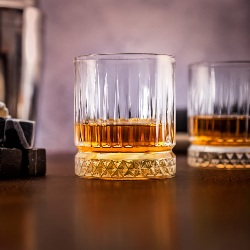 İsme Özel Ahşap Kutulu Glasgow 2'li Viski Kadeh Seti