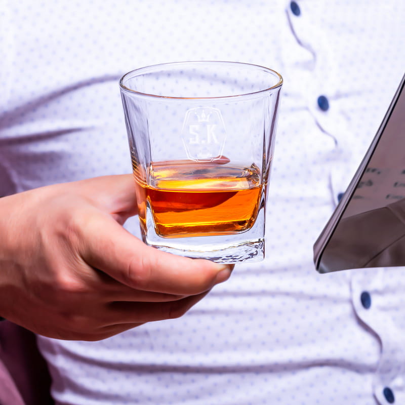 İsme Özel Ahşap Kutulu Orkney Viski Seti