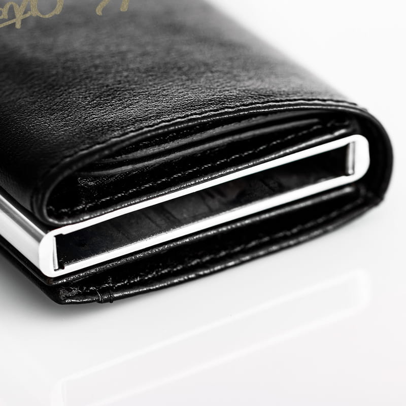 İsme Özel Atatürk İmzası Tasarımlı Otomatik Erkek Cüzdanı - Hakiki Deri