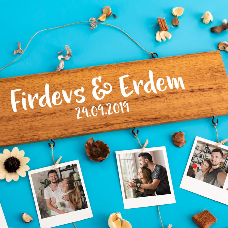 Kişiye Özel Fotoğraf Askılı Albüm