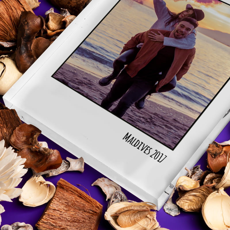 Kişiye Özel Fotoğraf Baskılı Akrilik Anı Çerçevesi