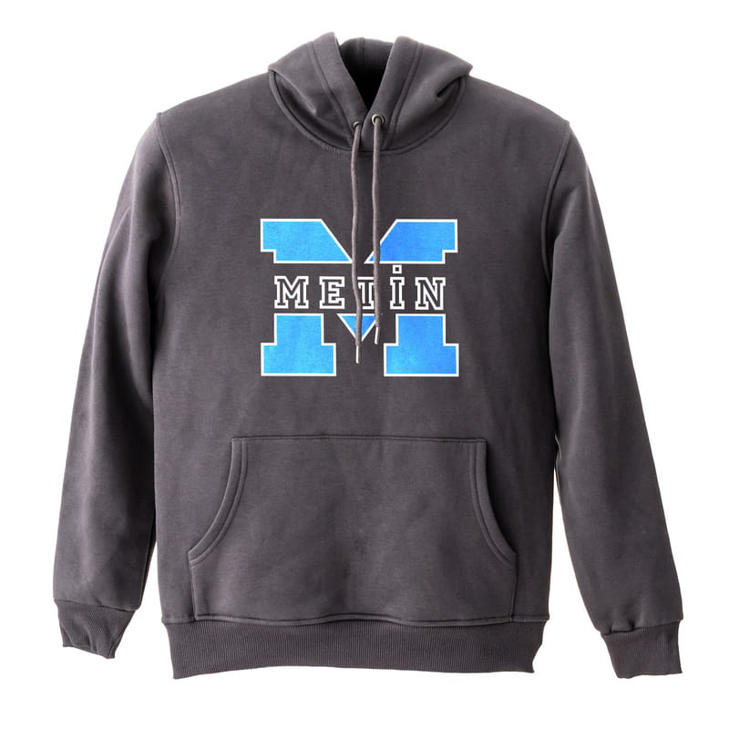 Kişiye Özel İsim Baskılı Kapşonlu Sweatshirt - %100 Pamuklu Kumaş