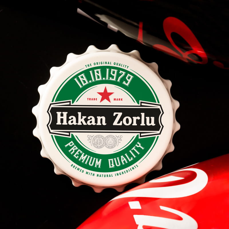 Kişiye Özel Logo Tasarımlı Kapak Magnet Açacak