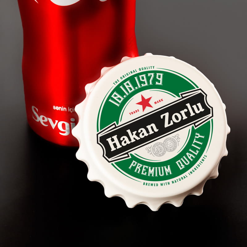 Kişiye Özel Logo Tasarımlı Kapak Magnet Açacak